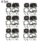6x Carburetor Overhaul Kit for Zama RB-142, Homelite C1U-W32, C1U-W32A
