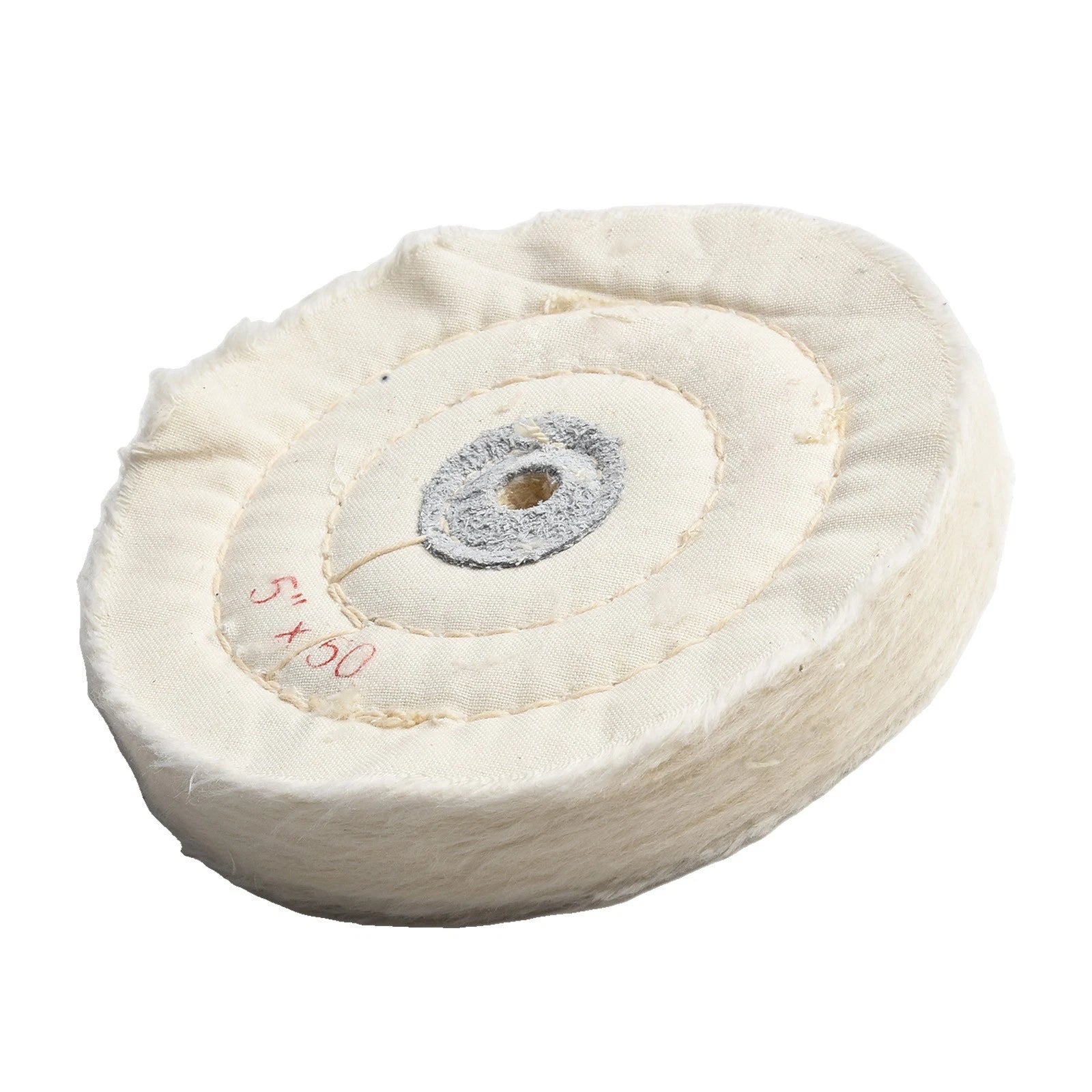 5 Cotton Polishing Buff Disc Pad 125mm x 10mm for Jewelry Polishing