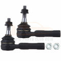 2X Front Outer Tie Rod Ends for Chrysler Dodge Mitsubishi Ram 