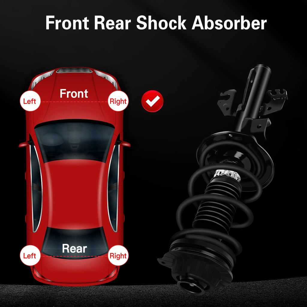 Front Complete Shocks Struts & Coil Springs for Dodge Dart (2013-2016)