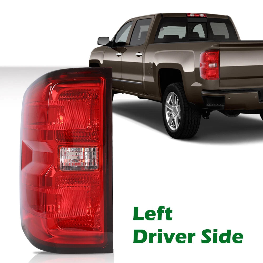 Left Rear Tail Light Brake Lamp for Chevy Silverado (2014–2019)