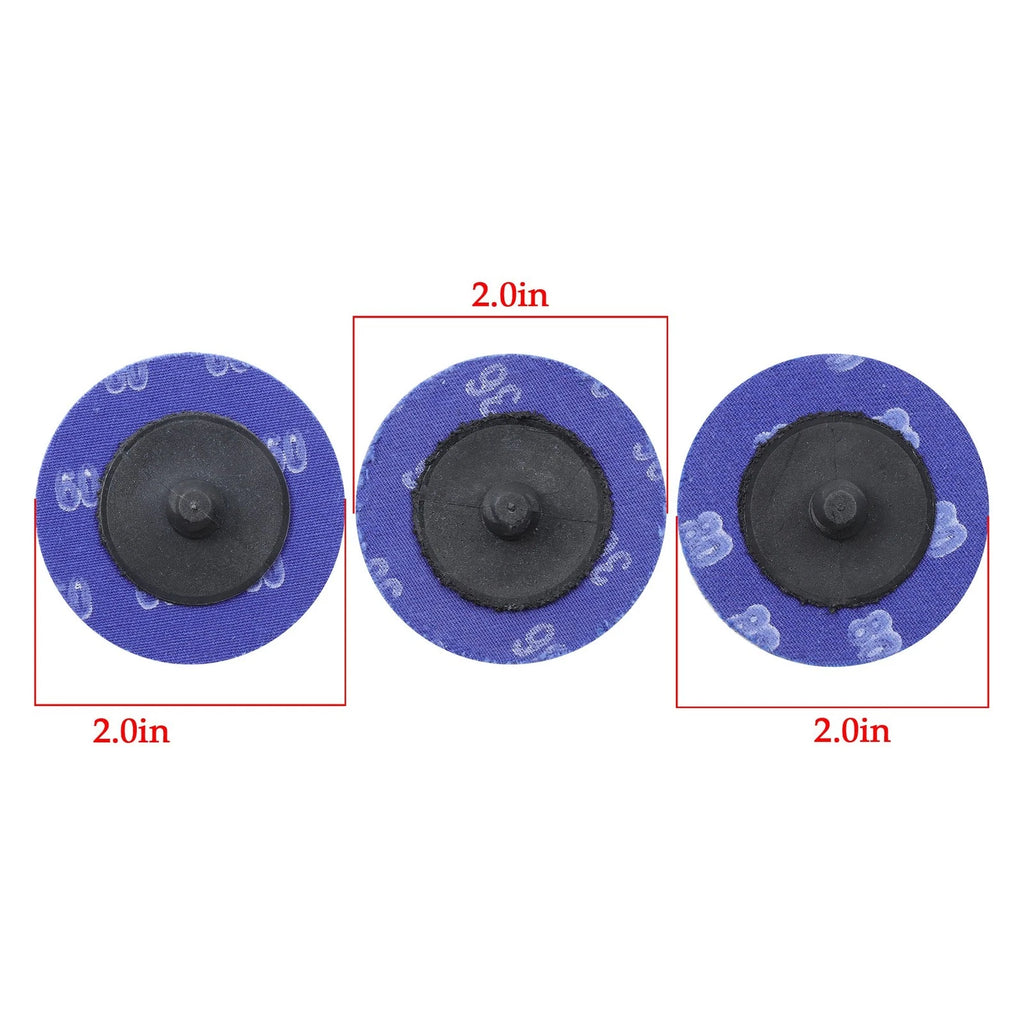Zirconia Coated Sanding Discs Set of 3 (36/60/80 Grit)