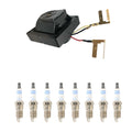 Hitachi Ignition Coil & Bosch 8 Double Platinum Spark Plugs Kit for C1500 (1990–1999)