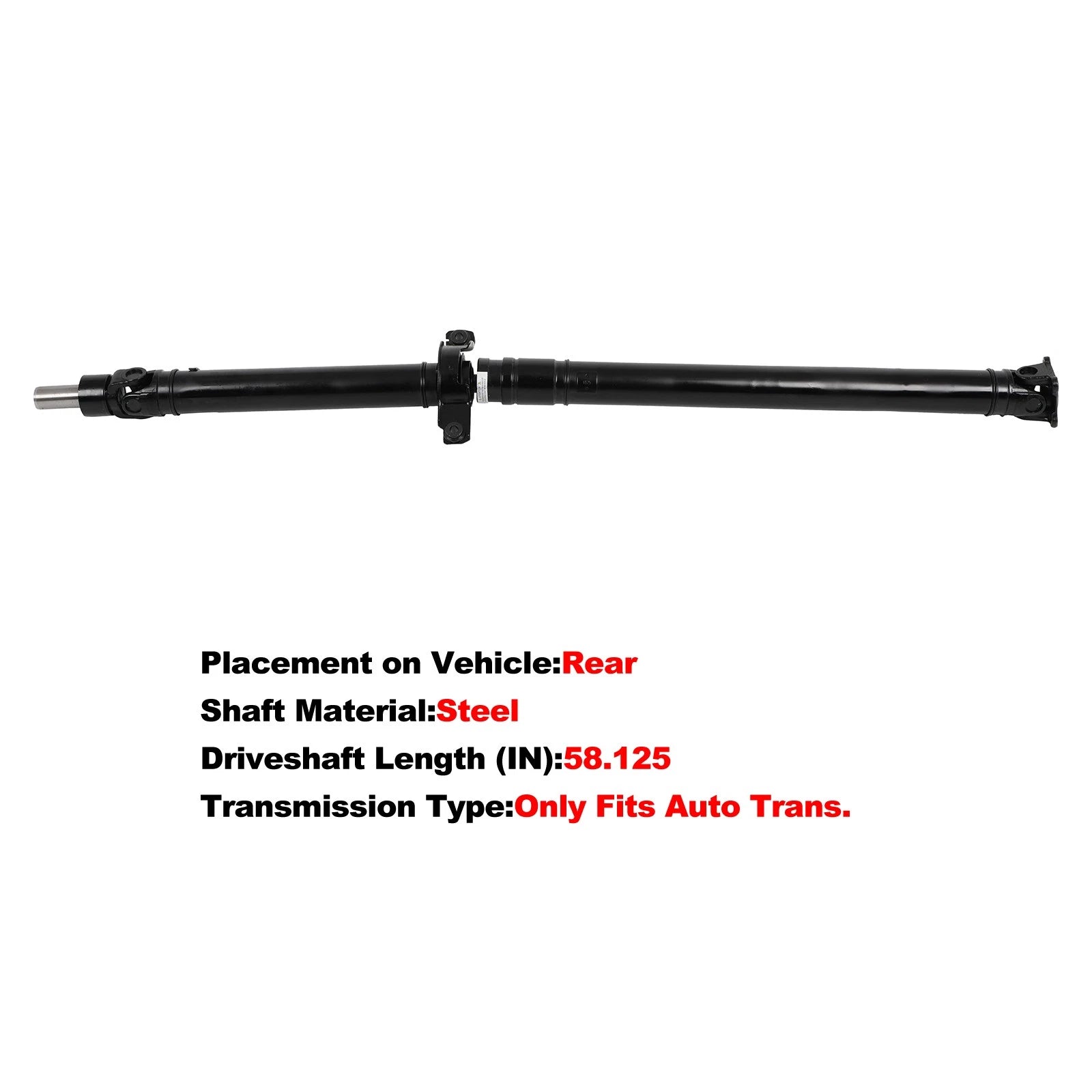 Rear Driveshaft Prop Shaft Assembly for Subaru Forester (2003–2005)