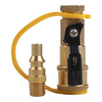 14 Brass Ball Valve Quick Connector for Copper Pipes (Easy Install)