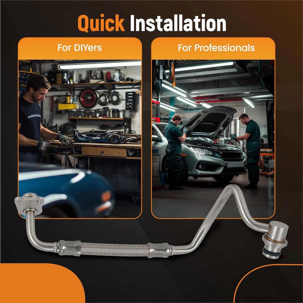 Turbo Oil Feed Pipe Line for BMW 528i 328i 320i xDrive 2012–2016