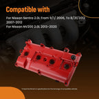 Engine Valve Cover Set Aluminum for Nissan NV200, Sentra (2013–2020, 2007–2012)