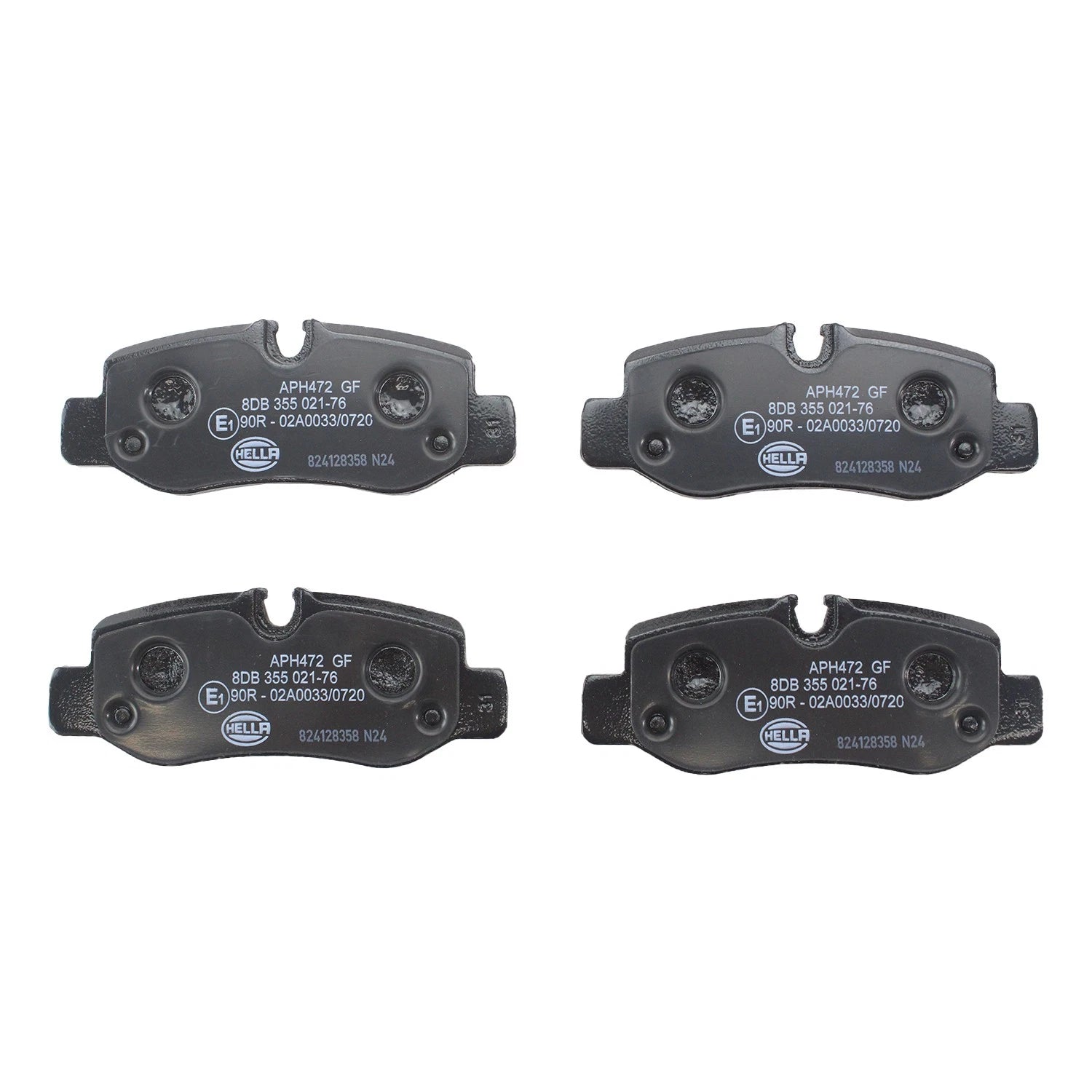 Set of 4 Rear Disc Brake Pads for Mercedes W447 Metris (2016–2023) 355021761