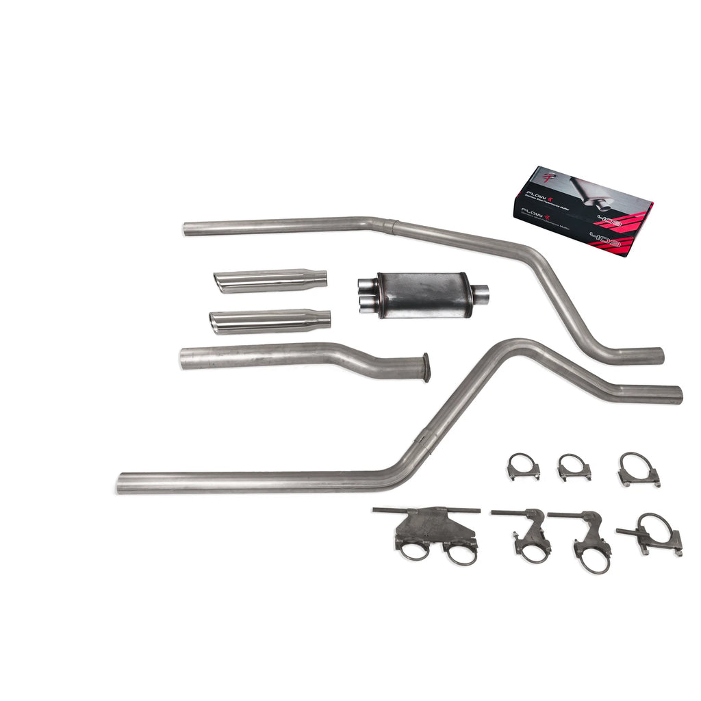 2.5" Dual Exhaust Flow II Muffler for Dodge Ram 1500 (2019–2025) RLD Clp T