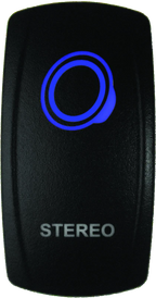 Lighted Switch for DragonFire Racing Stereo (Universal)