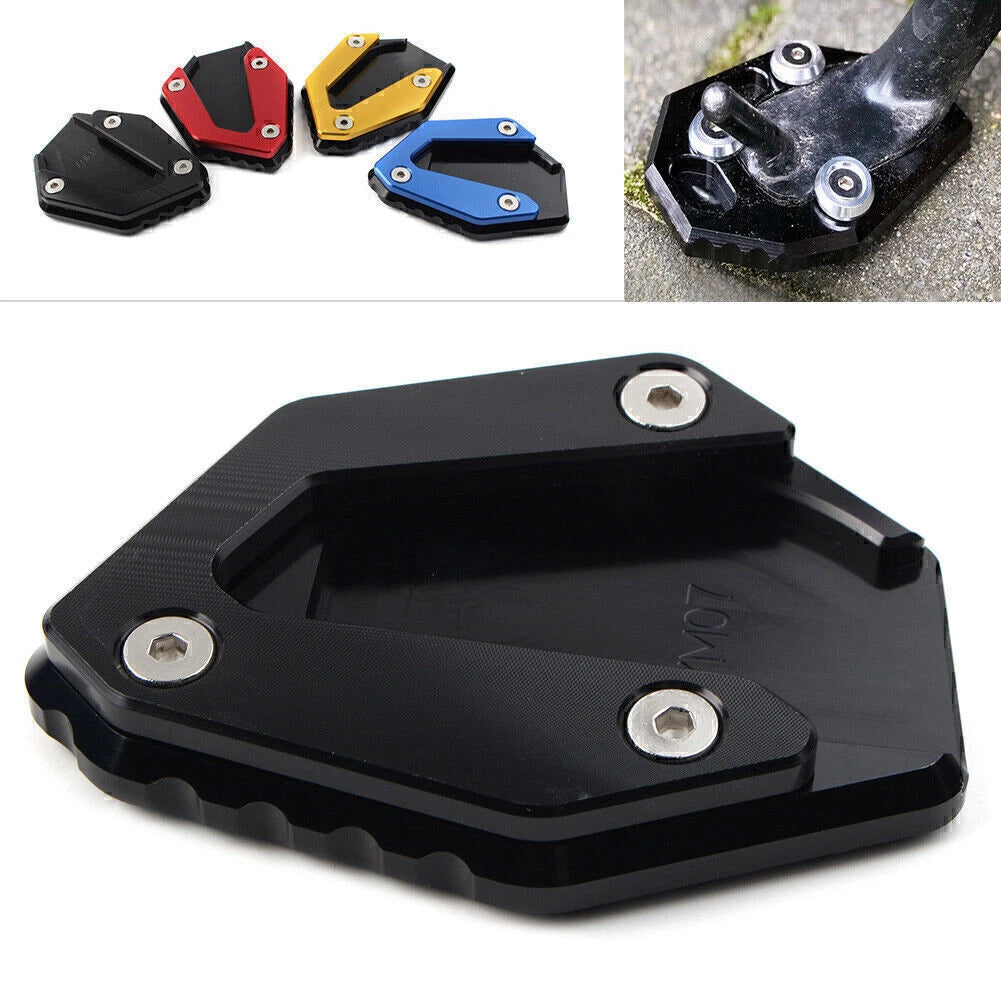 Kickstand Side Stand Enlarger Foot Plate for Yamaha MT-07 FZ-07 (2014–2021) Black