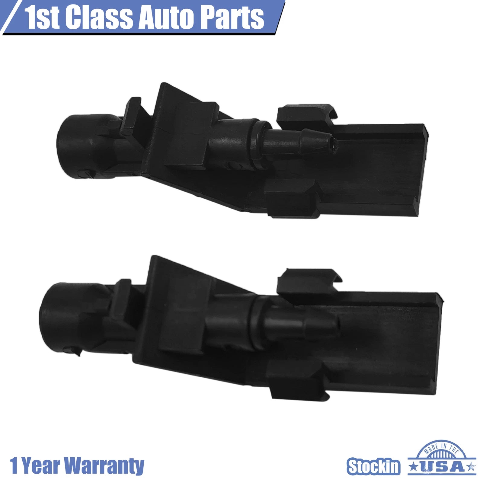 2X Windshield Washer Nozzles for Honda HR-V CR-V Crosstour Accord (2016–2021)