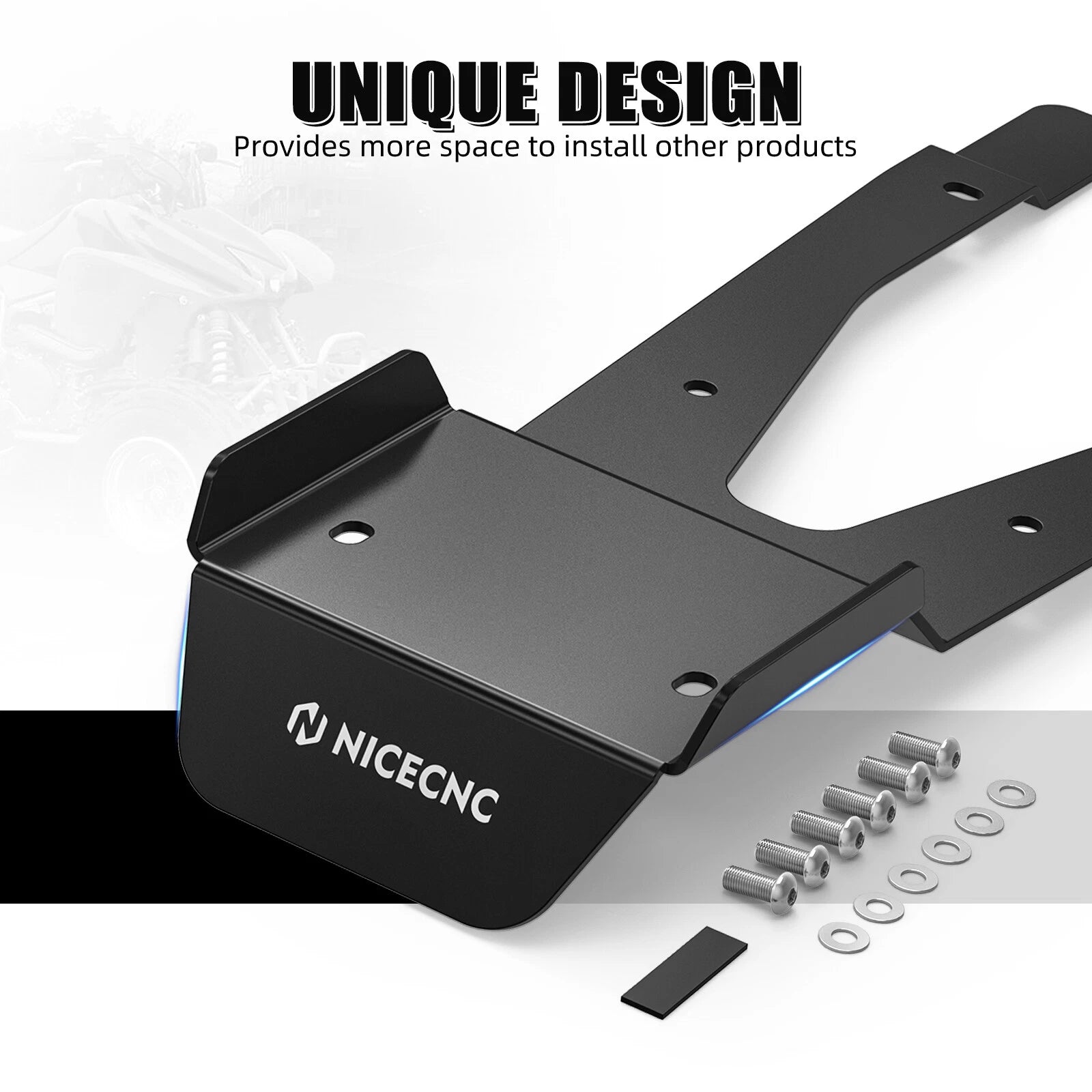 Rear Swing Arm Guard Skid Plate for Honda TRX450ER (2006–2014)