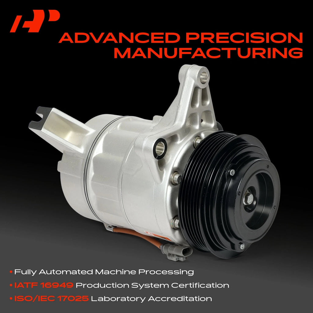 A/C Compressor with Clutch for Buick LaCrosse Cadillac SRX (2012-2016)