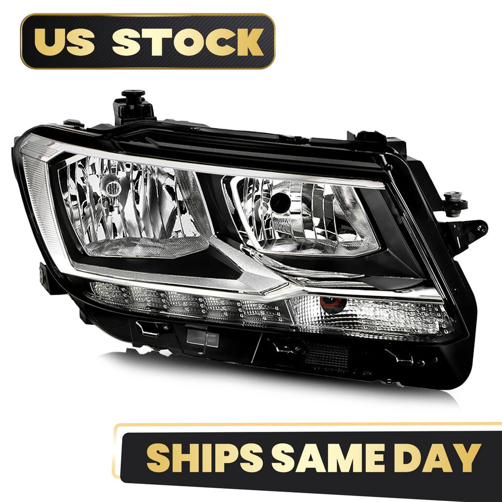 Halogen Headlight w/LED DRL for Volkswagen Tiguan (2018–2021) Right Side