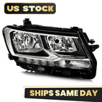 Halogen Headlight w/LED DRL for Volkswagen Tiguan (2018–2021) Right Side