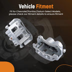 Front Brake Calipers Pair for Chevrolet Equinox Pontiac Torrent (2005–2006)