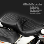 2X One Piece Vinyl Seat for Harley Touring FLHT/FLTR (1997–2007)