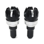 Motor Exhaust Frame Slider Bolt Anti Crash Protector for Universal - Silver