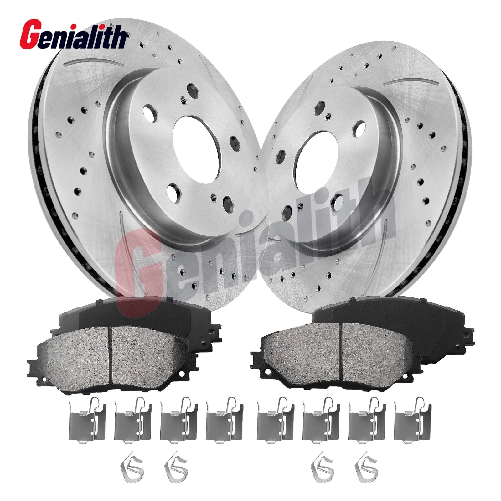 10.8'' Front Rotors & Ceramic Brake Pads for Toyota RAV4 Prius V Scion xB (2013–2018)