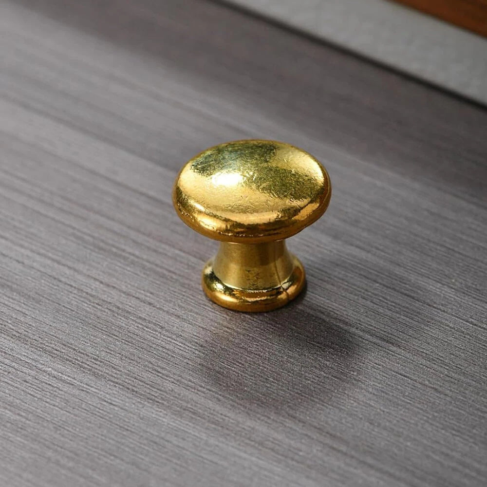 10X Gold Zinc Alloy Cabinet Pull Handles for Furniture (Vintage)