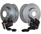 Front Rear Brake Kit Disc Rotors & Ceramic Pads for Kia Forte5 (2014–2020)