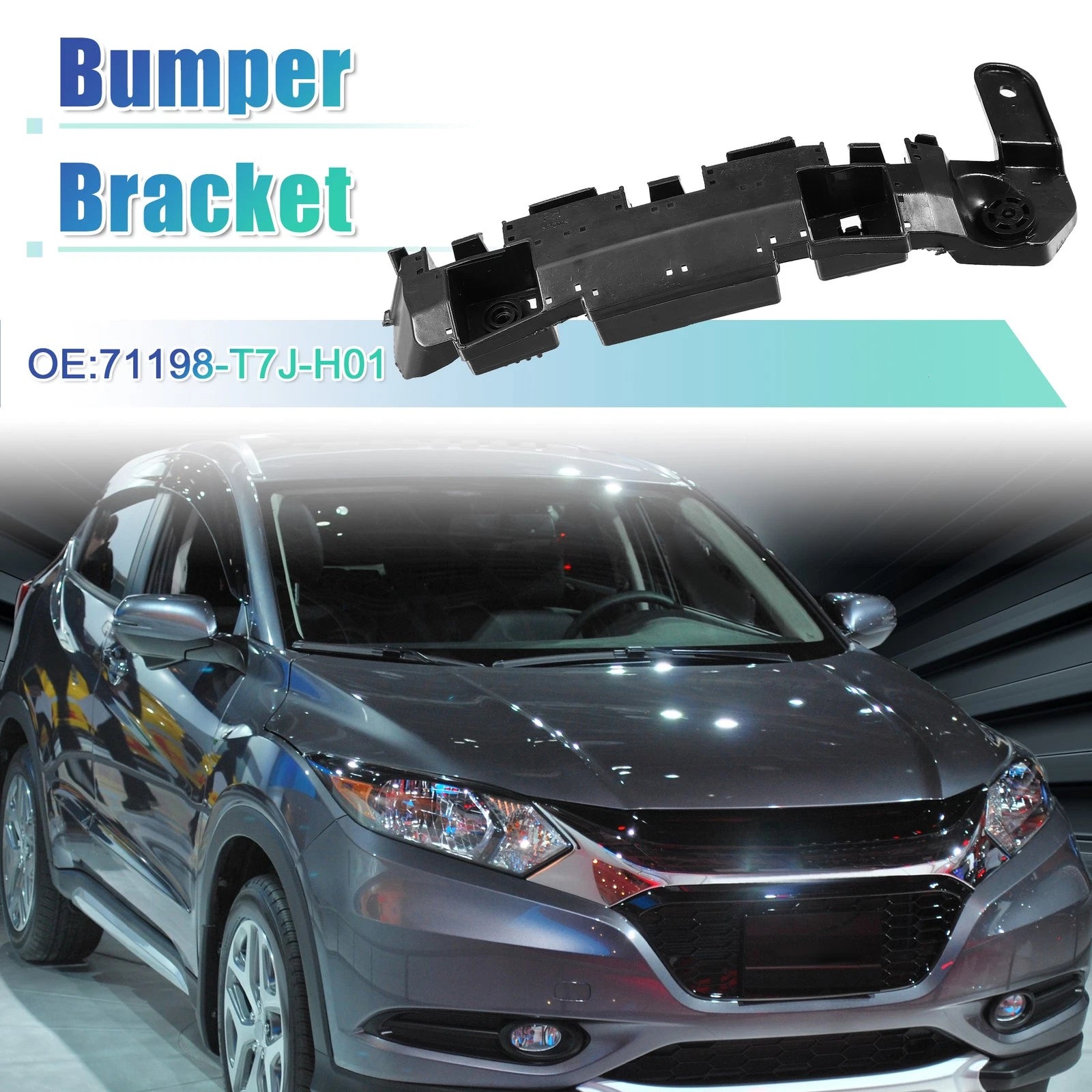 Left Side Front Bumper Mounting Support Bracket for Honda HR-V (2015–2019)