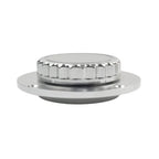 Flat Chrome Gas Fuel Tank Cap for BMW K1 K75 K100 K1100 (1988-1993)
