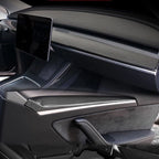 Carbon Fiber Dashboard Cover & Front Door Panel Armrest for Tesla Model 3/Y