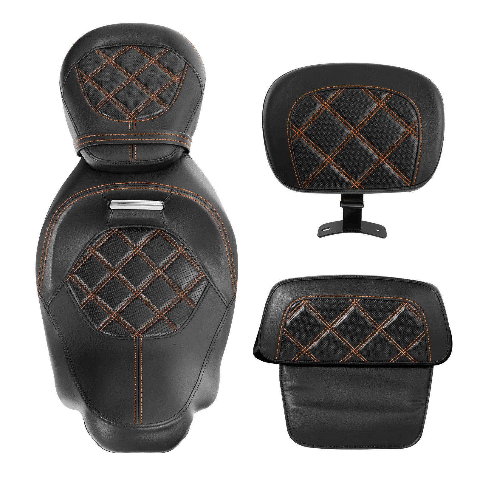 Backrest Pad Set for Harley Street Road Glide (2014–2023)
