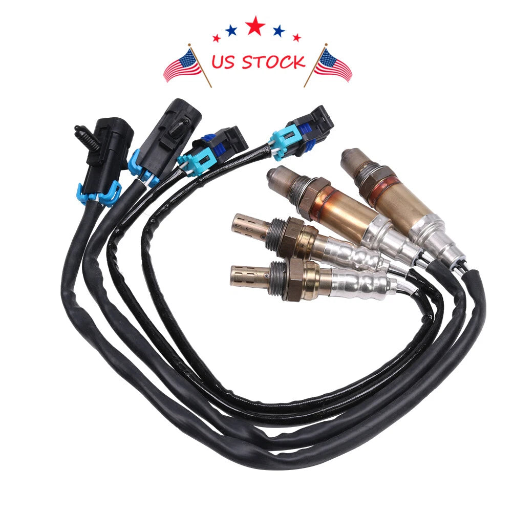 Set of 4 O2 Oxygen Sensors for Chevrolet Silverado 1500 Tahoe (2006–2007)