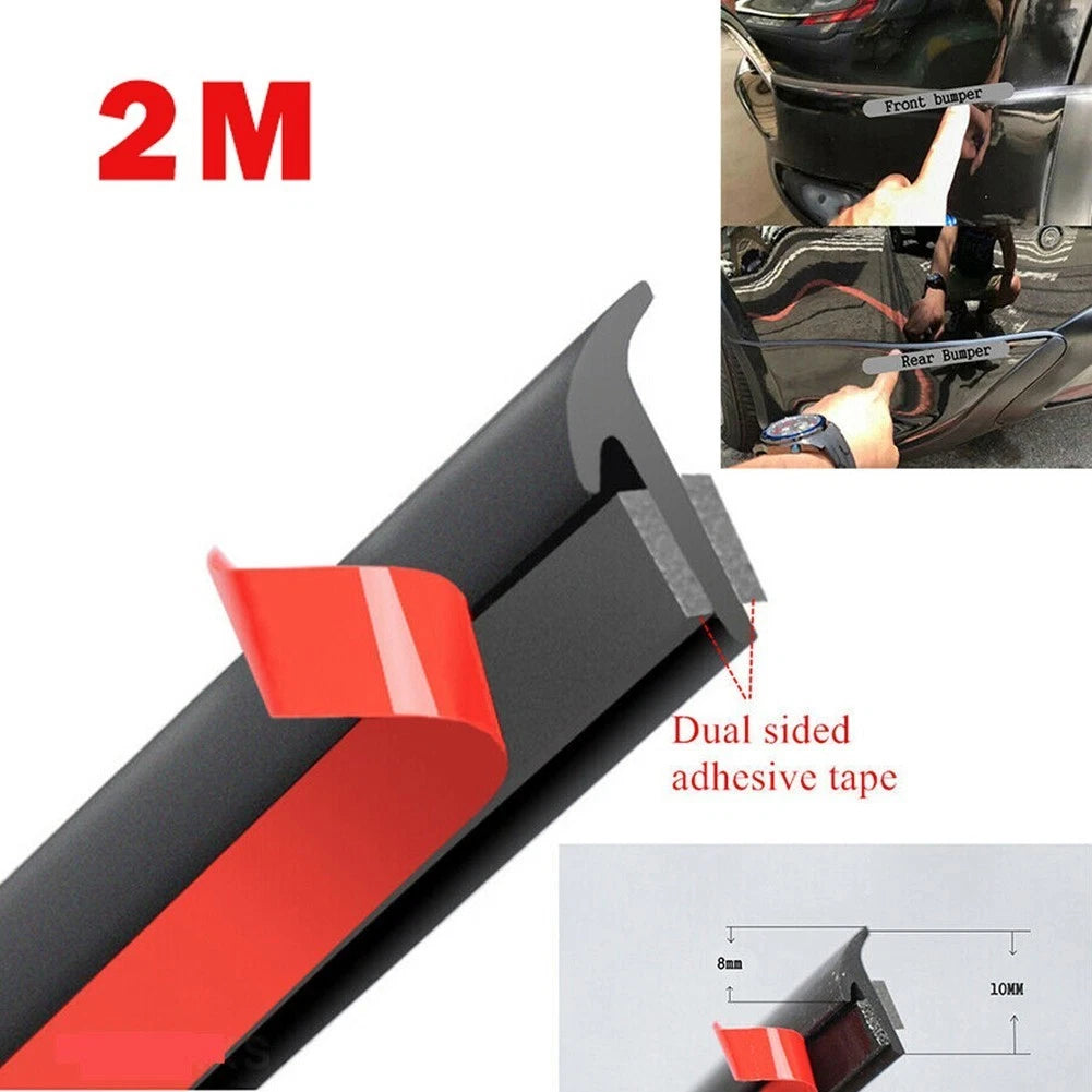 Weatherstrip Sealing Strip for Car Front Rear Bumper Rubber