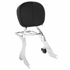 Sissy Bar Backrest Luggage Rack for Harley Sportster XL883 XL1200 (2004–2022)
