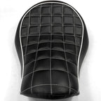 Solo Driver Seat for Harley XL883N XL883L XL883X (2005–2013) Leather