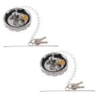 Aluminum Security Fuel Cap for Freightliner Peterbilt (572.1036)