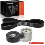 2X Serpentine Belt Drive Component Kit for Ford F-250 F-350 (1988–1996)