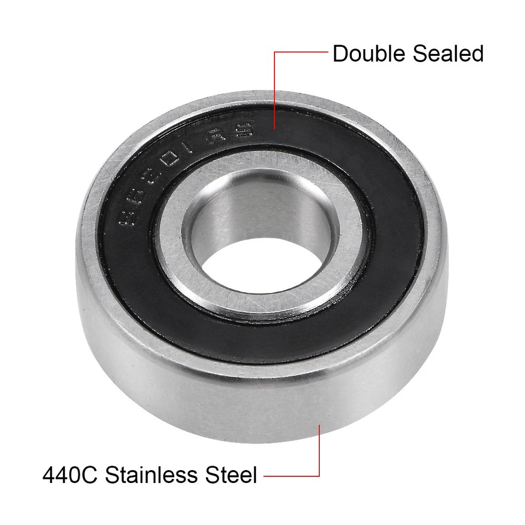 S6201-2RS Stainless Steel Ball Bearing 12x32x10mm (Fits Various Models)