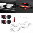 Matte Red Door Handle Bowl Trim for Honda Accord 10th (2018–2022)