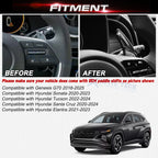 Black Aluminum Paddle Shifter Extension for Hyundai Sonata 2020-2023