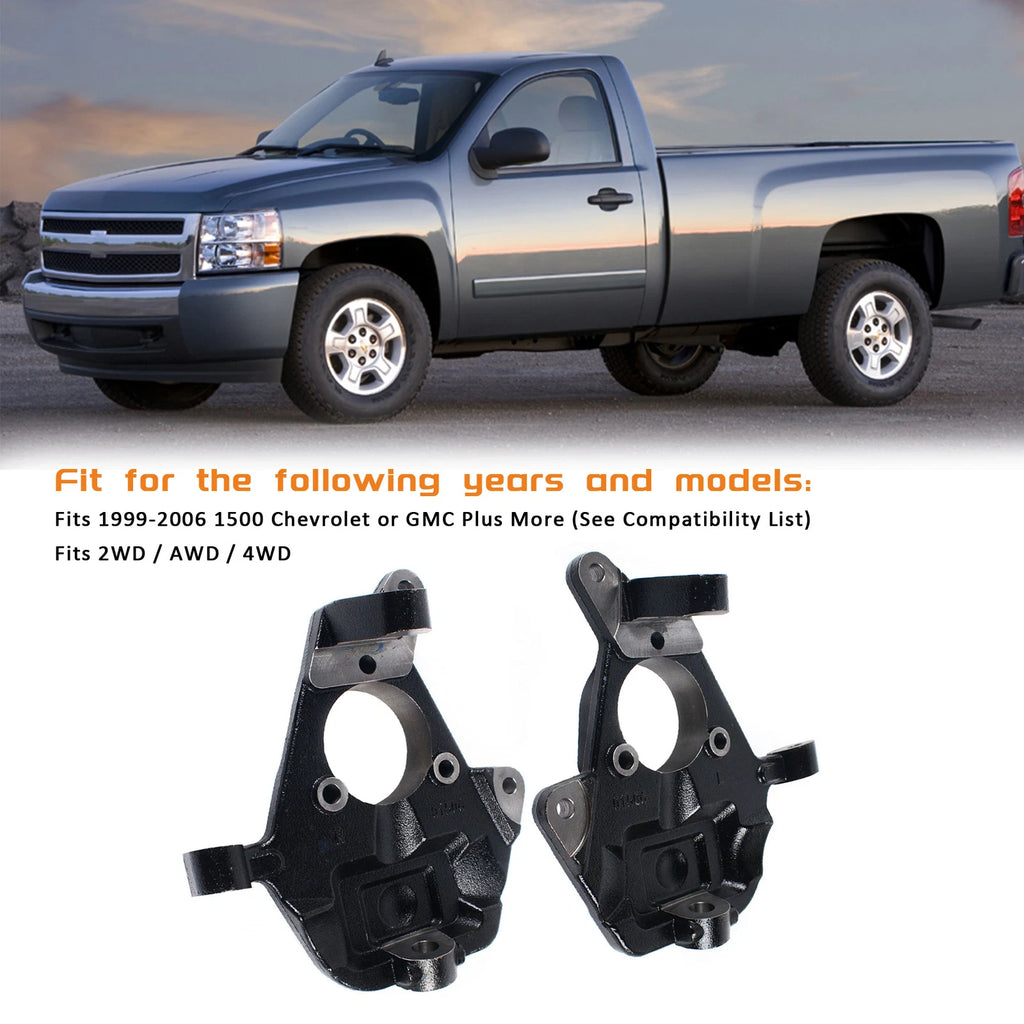 2" Drop Lowering Spindles for Chevrolet Silverado 1500 (1999-2007)