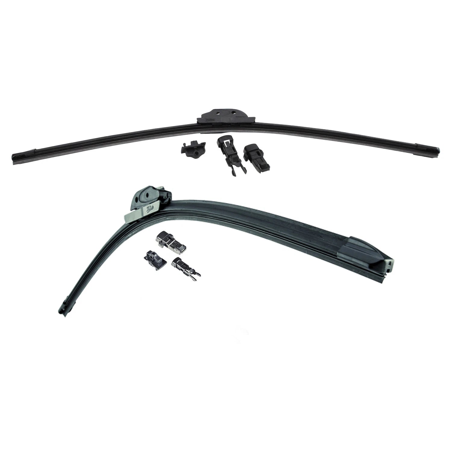 2X Valeo Beam Titanium Windshield Wiper Blades for