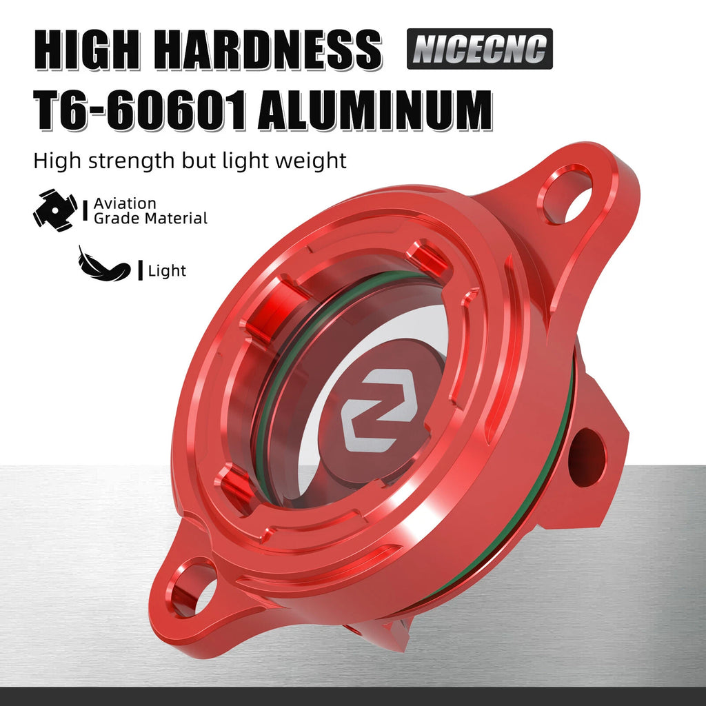 Transparent Window Oil Filter Cover for Honda Sportrax 450 TRX450R (2004–2005)