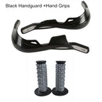 BLK Hand Guards + Grips for Suzuki RMZ 250/450, DRZ 125/250/400/450, RM 85