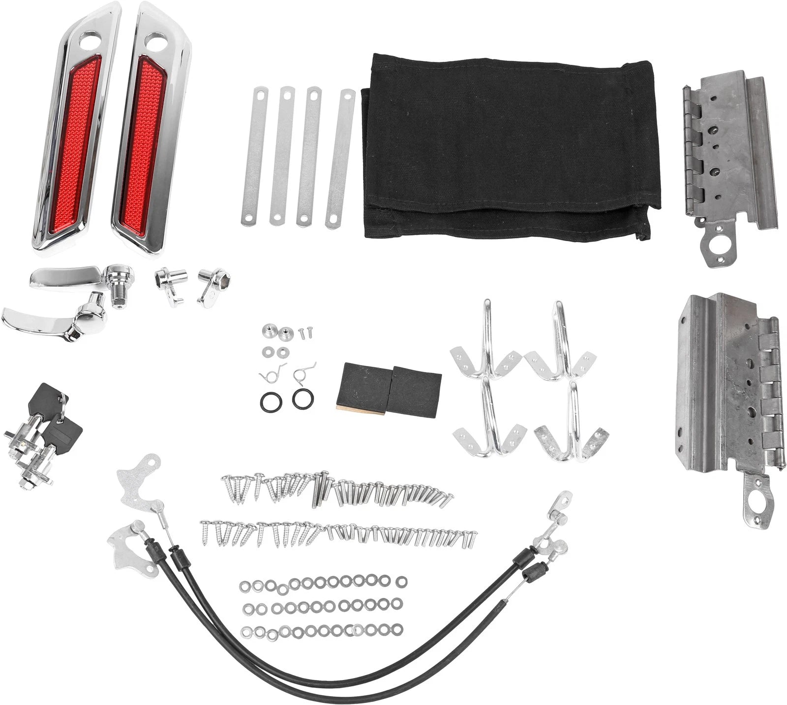 HardDrive Saddlebag Latch Kit for Harley Davidson FLHT, FLTR, FLHR (2014–2017)
