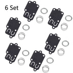 Set of 6 Carburetor Diaphragm Rebuild Kit for B&S (270026, 272538, 272538S, 272637, 5021)