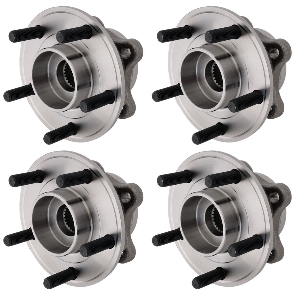 Set of 4 Wheel Hubs for Ford Fusion