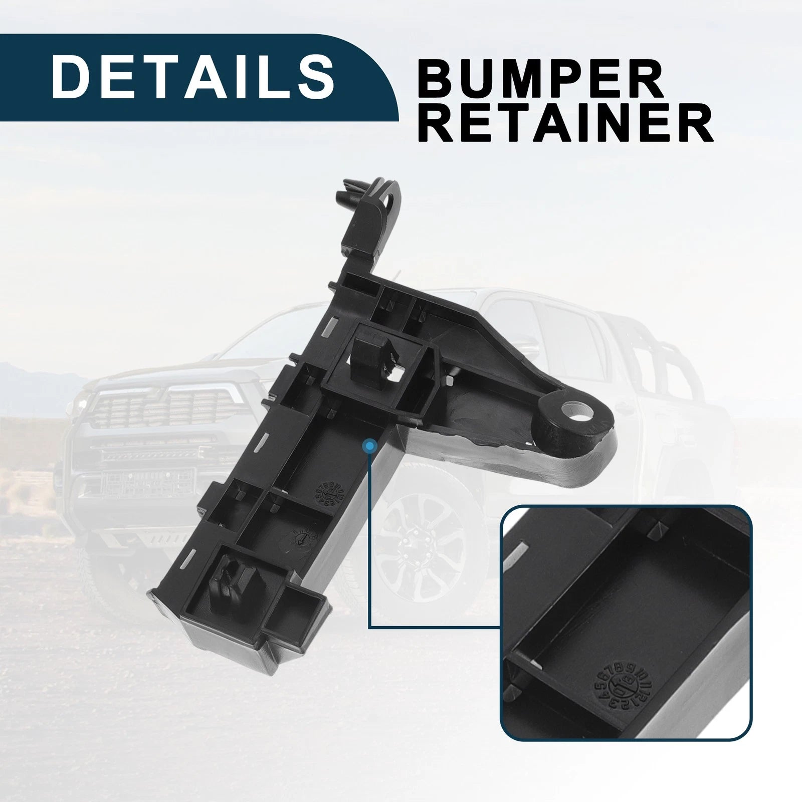 1pc Right Front Bumper Retainer Bracket No. 71193TG0T01 for Honda Jazz (2008–2014)