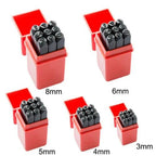 Stamps Punch Craft Tool for Jewelry Leather Metal Marking (Steel)