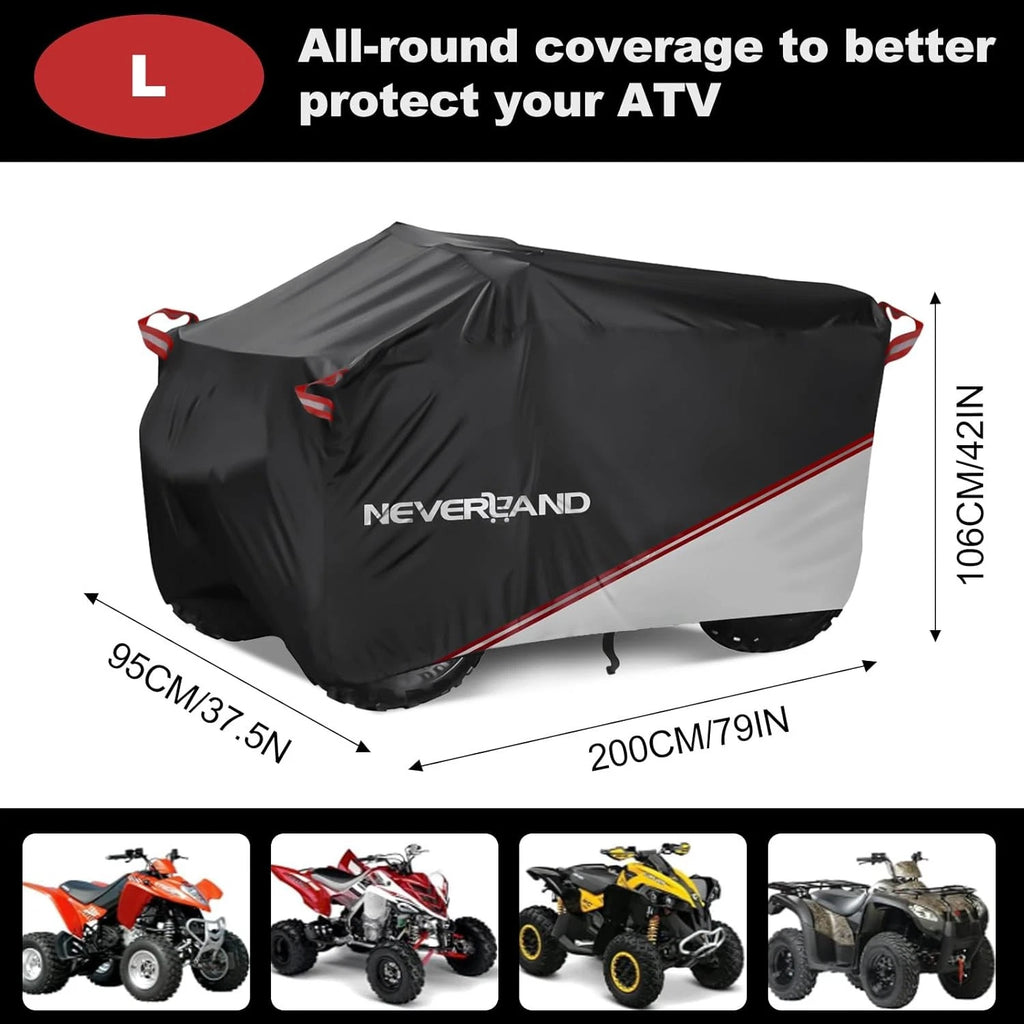 Waterproof ATV Cover for Honda TRX 450R (2004–2014) - Heavy Duty, UV Protect