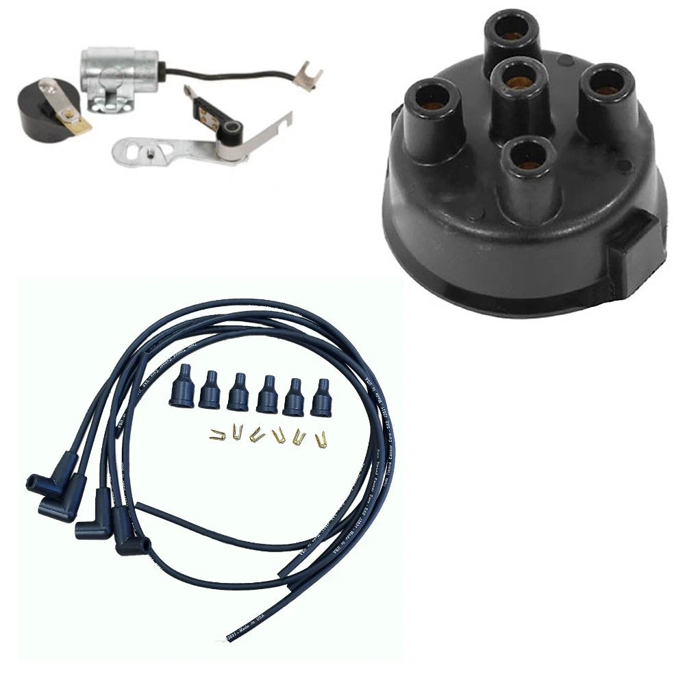 Ignition Kit with Distributor Cap & Wiring Set for Allis Chalmers (All Years) Replaces 225733